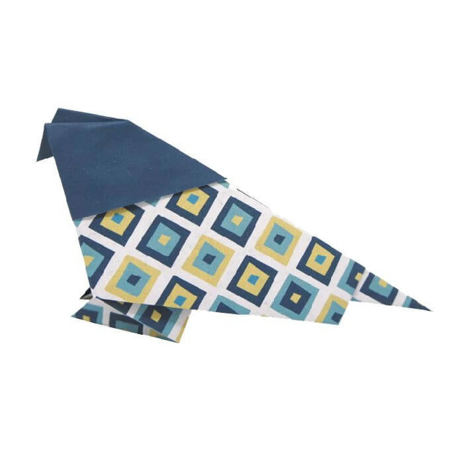 Origami Fridolin, vogels