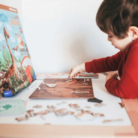 Educational magnetic game - All about Dinosaurs