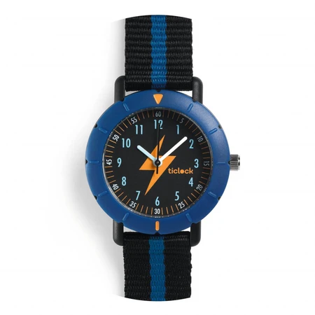 Djeco wrist watch, Lightning blue