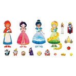 Magnetic jigsaw puzzle in metal box, matching and matching game - Stories