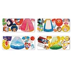 Magnetic jigsaw puzzle in metal box, matching and matching game - Stories