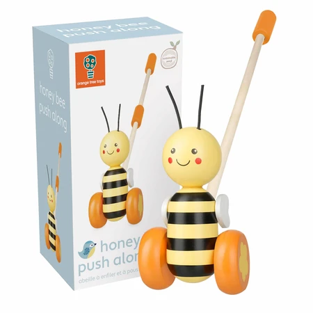 Biene Biene Schiebespielzeug, Orange Tree Toys