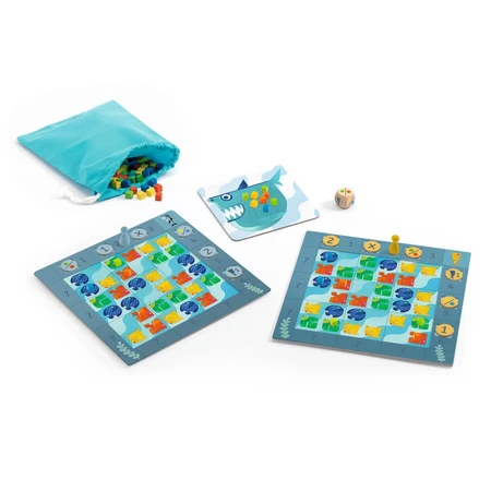 Fish'n shark board game, Djeco