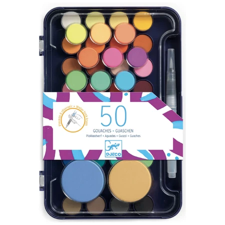 Palette d'artiste, 50 couleurs, Djeco