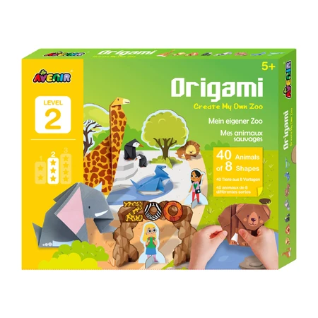 Origami - Dierentuin - niveau 2