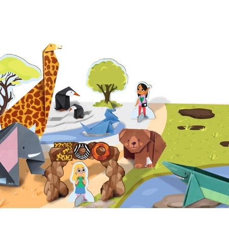 Origami - Dierentuin - niveau 2
