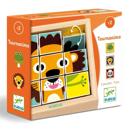 Tournanimo cube puzzle, Djeco