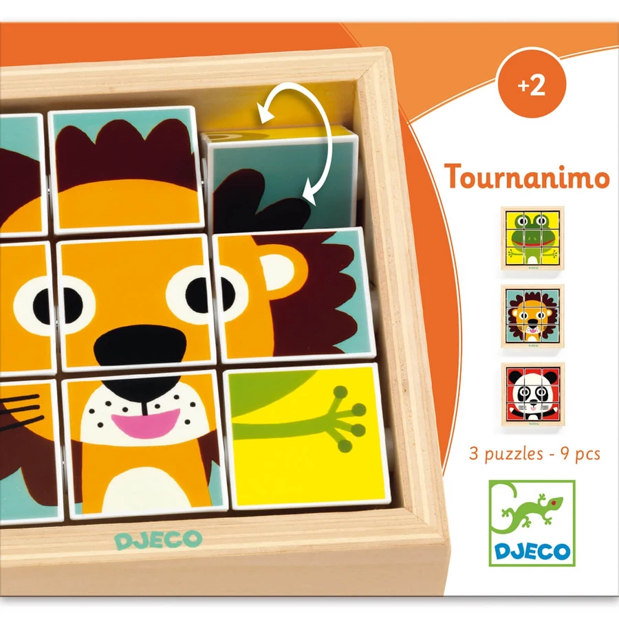 Tournanimo cube puzzle, Djeco