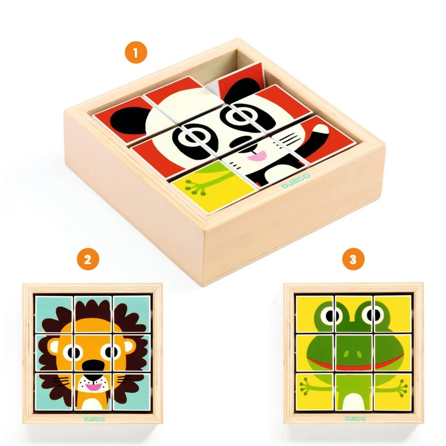 Tournanimo cube puzzle, Djeco
