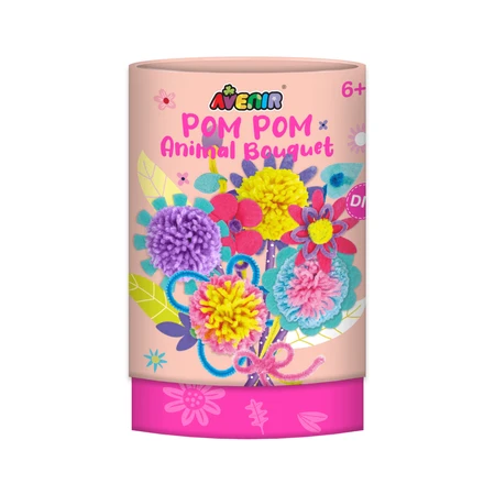 Pom Pom set creativo - ramo de flores