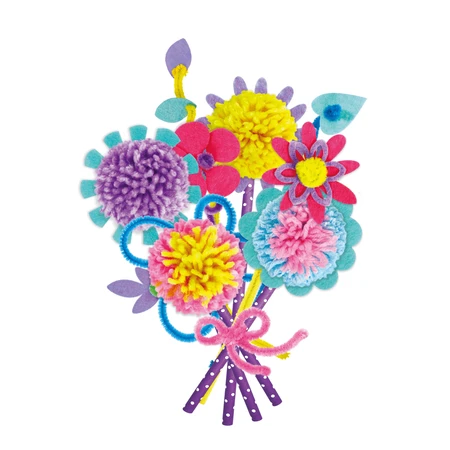 Pom Pom set creativo - ramo de flores