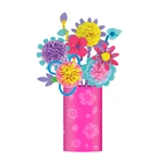 Pom Pom set creativo - ramo de flores