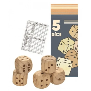 Grands dés en bois, jouets Egmont