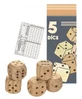 Large wooden dice, Egmont toys