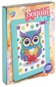 DIY creative set, Owl with sequins
