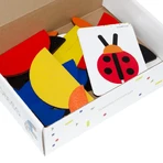 Geometric wooden blocks, 30 pieces