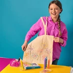 3D-Farbe für Punkttechnik - Dot-a-Lot, Set mit 8 Farben Brights