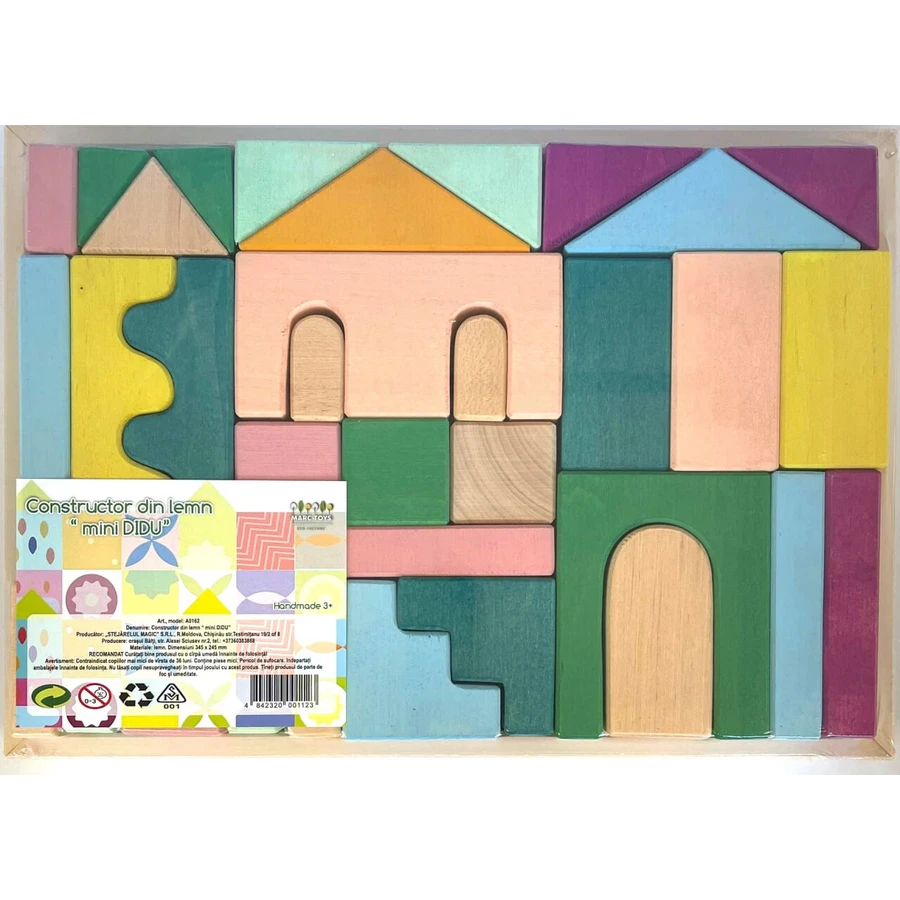 Handmade Set, Mini Didu Wooden Builder