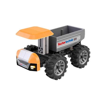 STEM Kit Construction site truck to assemble and operate, Fischertechnik