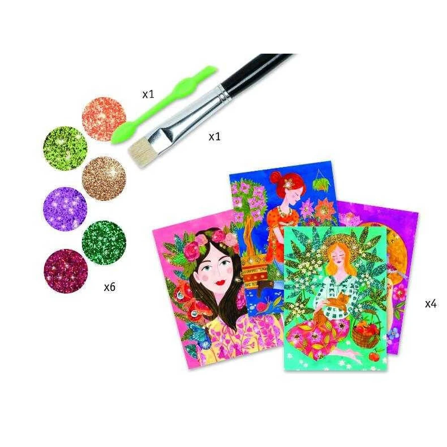 Creative glitter workshop, Scent of flowers