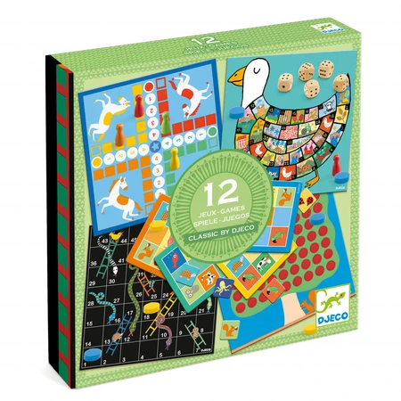 12 classic Djeco games
