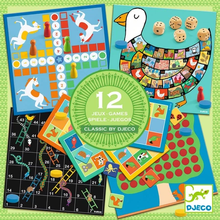 12 classic Djeco games