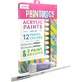 Estuche de pintura acrílica Paintology, 12 colores pastel y 2 pinceles
