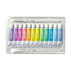 Estuche de pintura acrílica Paintology, 12 colores pastel y 2 pinceles