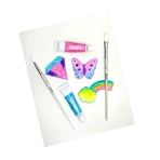 Estuche de pintura acrílica Paintology, 12 colores pastel y 2 pinceles