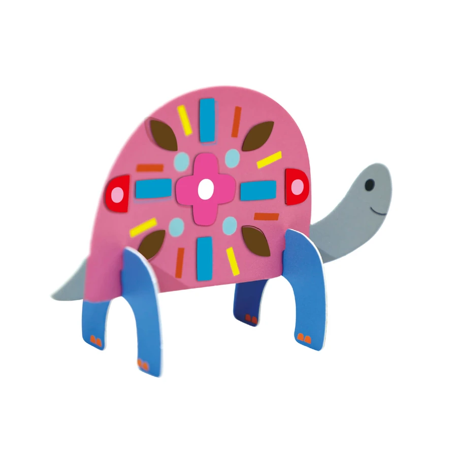 Juego creativo Stick'N'Play con escenas en 3D y pegatinas reposicionables - Jardín secreto