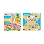 Juego creativo Stick'N'Play con escenas en 3D y pegatinas reposicionables - Jardín secreto