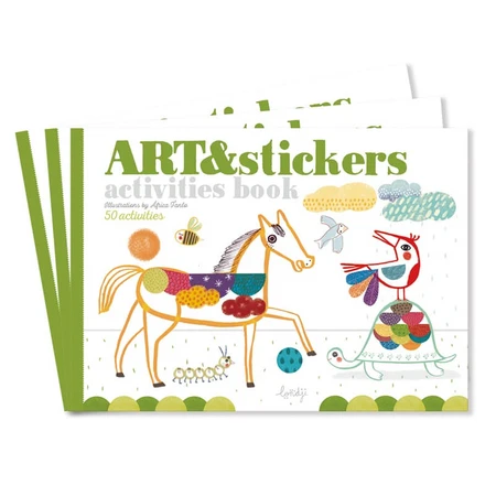 Libro de arte con pegatinas, Londji