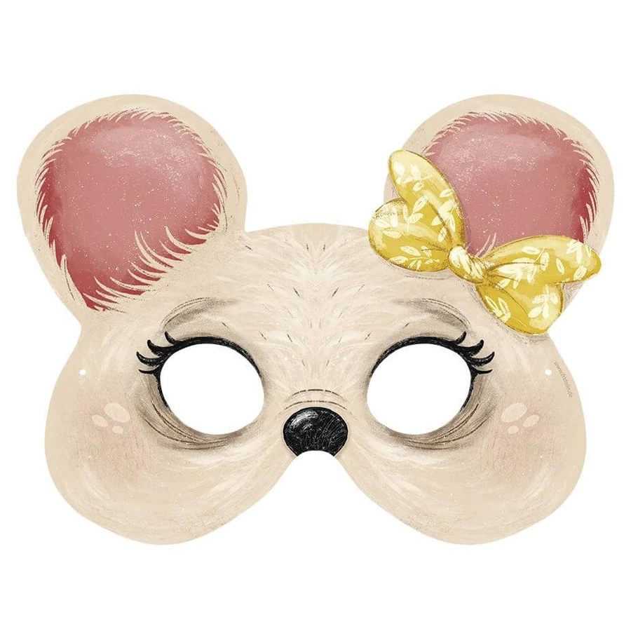 Juego de máscaras de fiesta El gato y los ratones, Fridolin