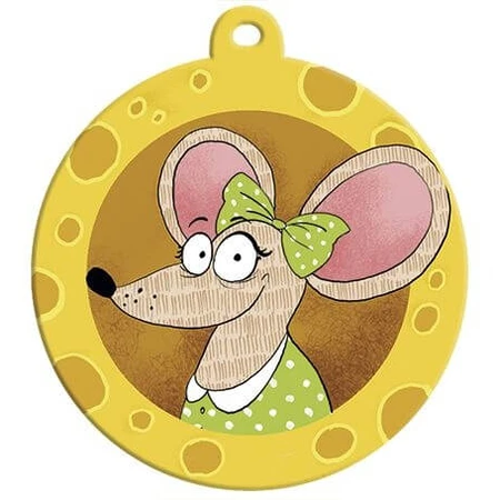 Juego de máscaras de fiesta El gato y los ratones, Fridolin