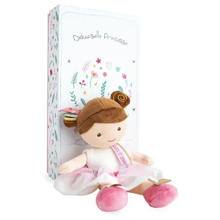 Peluche Princesse - Ombelline, 30 cm, blanc