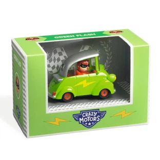 Crazy Motors Djeco Collection, Green Flash Car