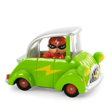 Crazy Motors Djeco Collection, Green Flash Car