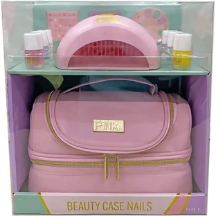 Kids manicure set - with bag and nail accessories - Pink It