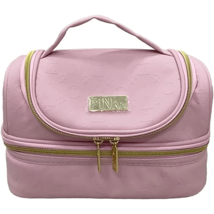 Kids manicure set - with bag and nail accessories - Pink It