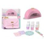 Kids manicure set - with bag and nail accessories - Pink It