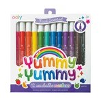 Yummy Yummy wasbare geparfumeerde krijtjes - Set van 12