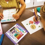 Yummy Yummy wasbare geparfumeerde krijtjes - Set van 12