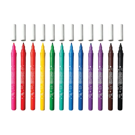 Yummy Yummy wasbare geparfumeerde krijtjes - Set van 12