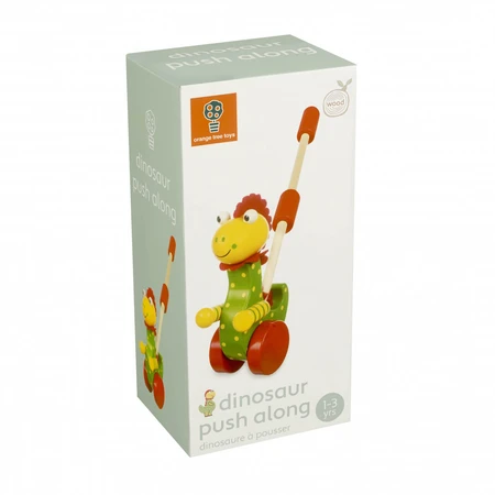 Dinosaur push toy, Orange Tree Toys