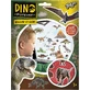 Repositionable dinosaur stickers
