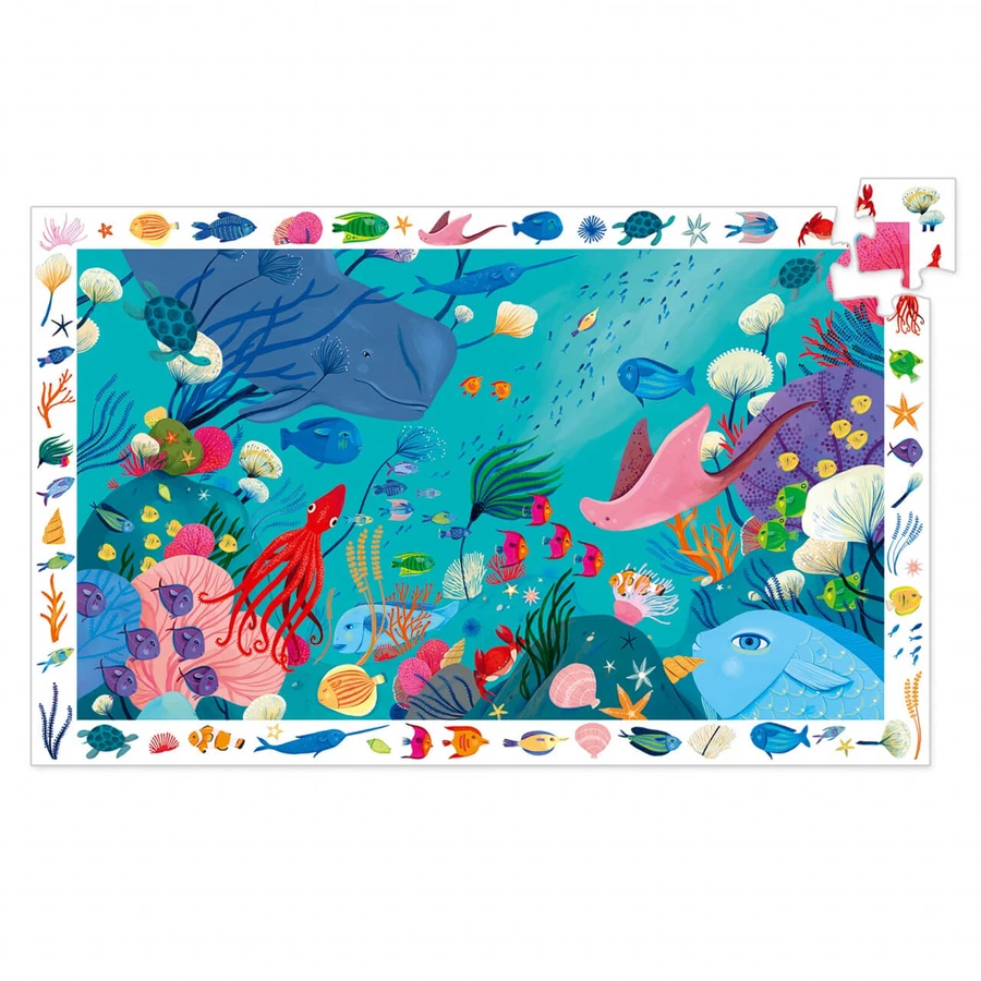 Djeco observation puzzle, Aquatic