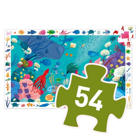 Djeco observation puzzle, Aquatic