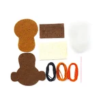 DIY set de costura - decoración topper lápiz - Mono