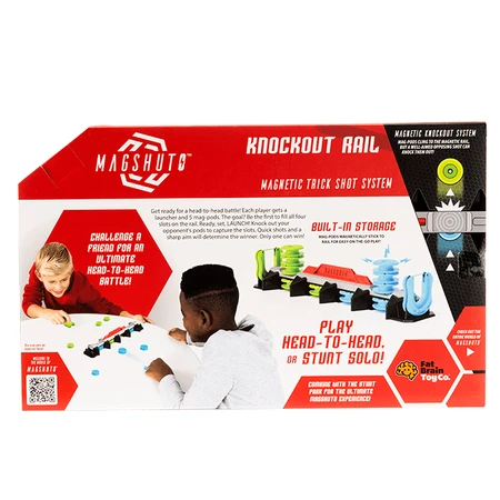 Magshuto - Juego de lanzamiento de imanes Knockout Rail