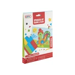 Juego de pegatinas de colores y formas, Grafix